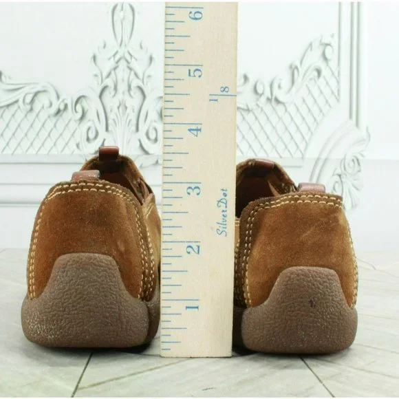 *Born Brown Suede Slip On Comfort Casual Loafer Shoes Size 10.5 Inches - Picture 6 of 9